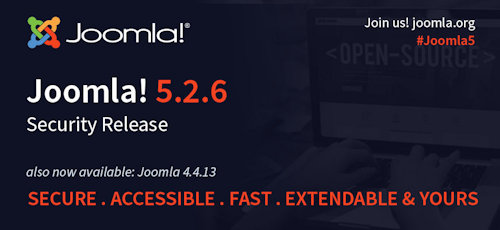 Joomla 5.2.6 und 4.4.13 als Sicherheits-Updates erschienen