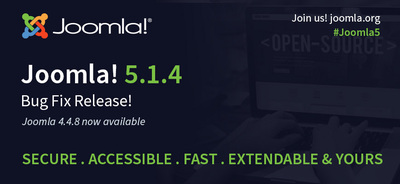  Joomla 4.4.8 und 5.1.4 als Bugfix-Release erschienen