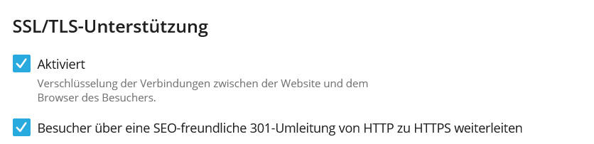 Joomla100 - Einrichtung eines Let‘s Enycrypt Zertifikats - Hosting Einstellungen Joomla100 - Einrichtung eines Let‘s Enycrypt Zertifikats - Hosting Einstellungen